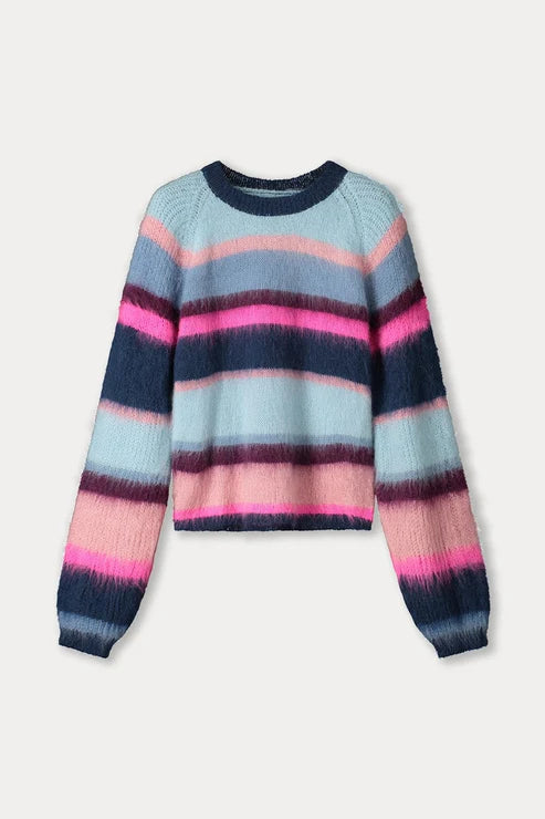 Pom Amsterdam - Brushed Striped Sweater