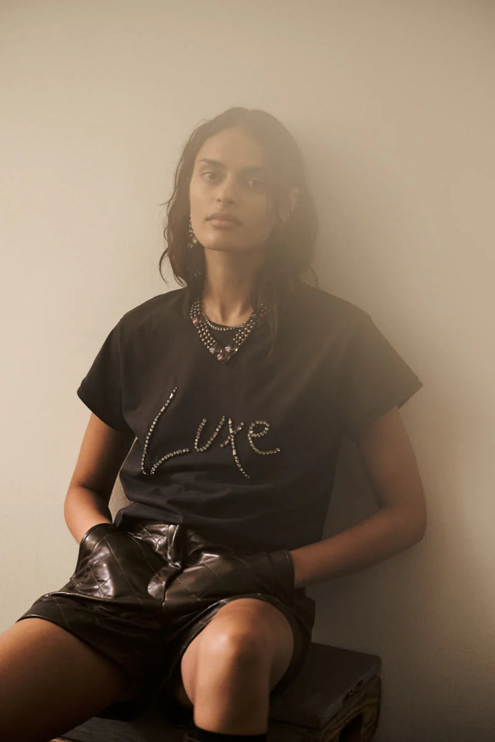 Rabens Saloner - Ambla Diamante T-shirt