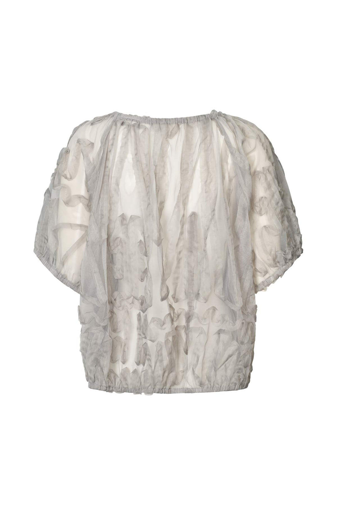 Rabens Saloner - Delva Splash Netting Elasticated Top