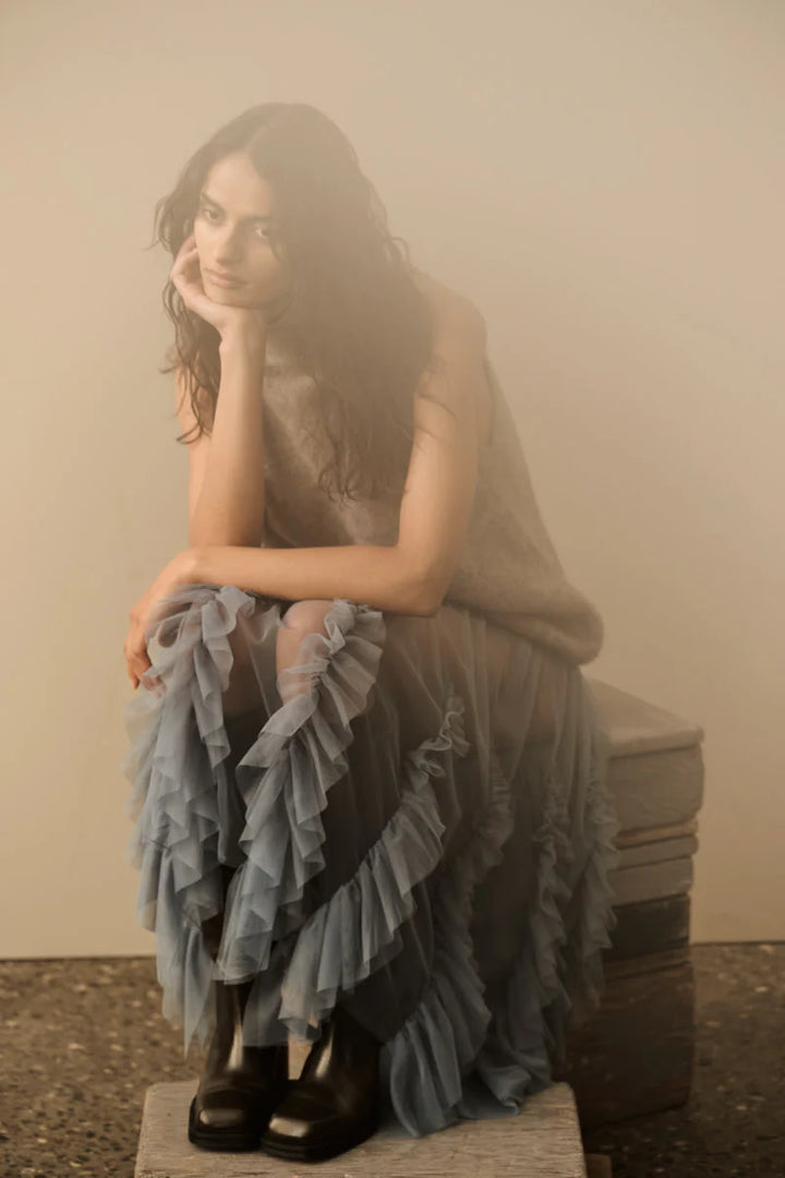 Rabens Saloner - Glenda Frilly Tulle Skirt