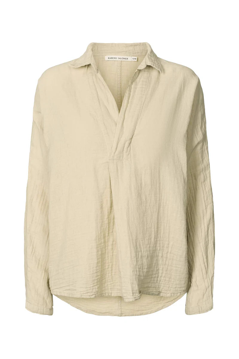 Rabens Saloner - Jojo Cotton Double Elbow Patch Shirt