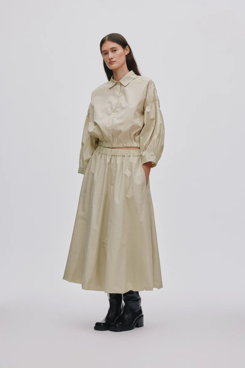 Rabens Saloner - Teah Poplin Cloud Skirt