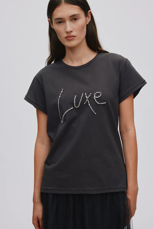 Rabens Saloner - Ambla Diamante T-shirt
