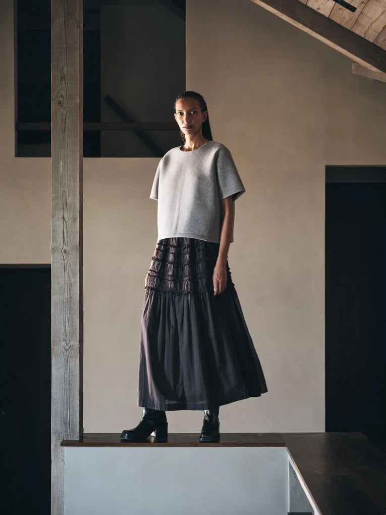 Rabens Saloner - Amela Voile Full Frill Skirt