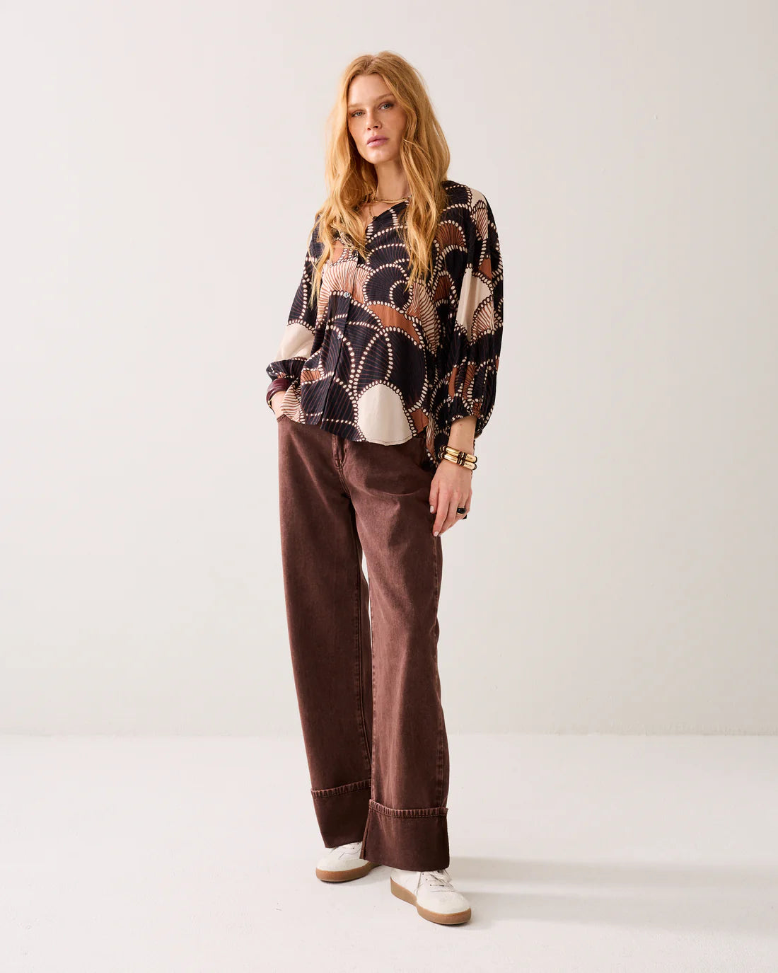 SUMMUM - All over Patterned Blouse