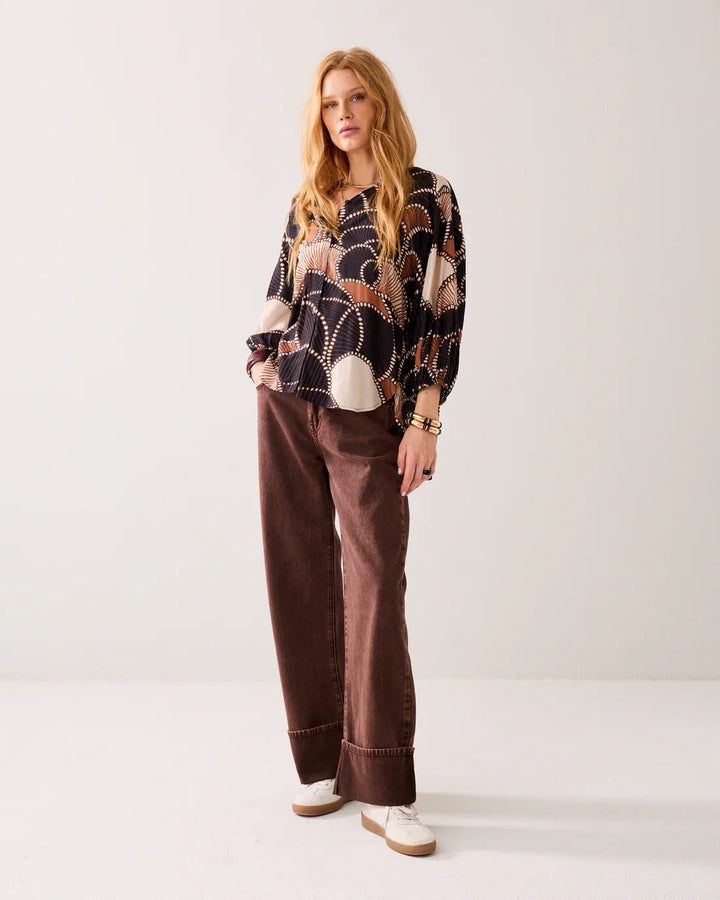 SUMMUM - All over Patterned Blouse