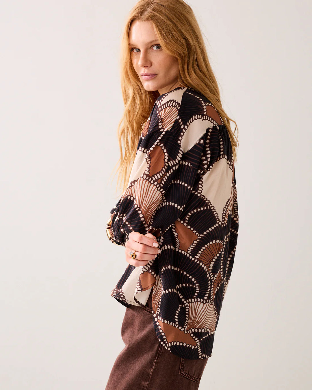SUMMUM - All over Patterned Blouse