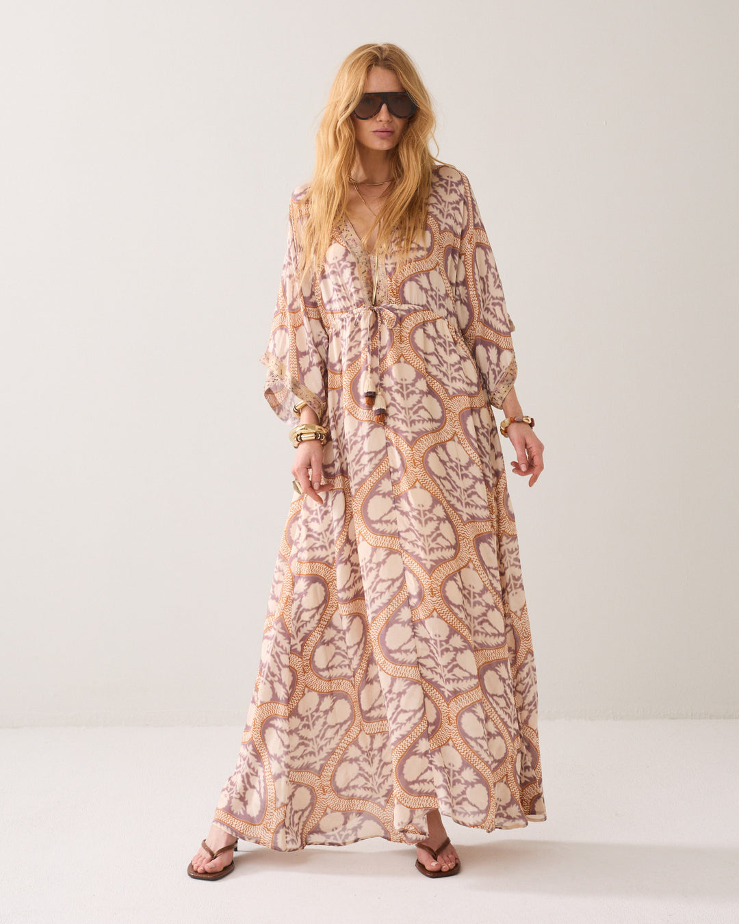 SUMMUM - Art Deco Print Dress