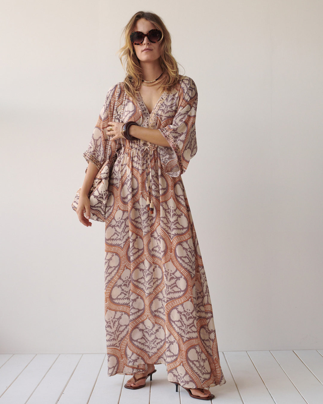 SUMMUM - Art Deco Print Dress