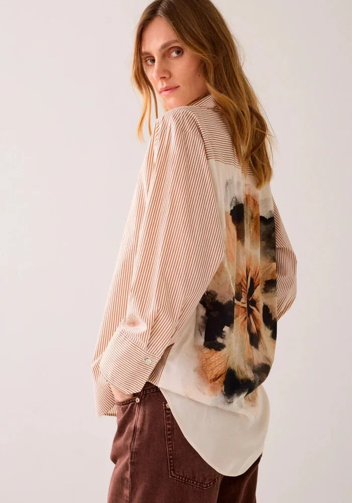 SUMMUM - Big Flower Print Blouse