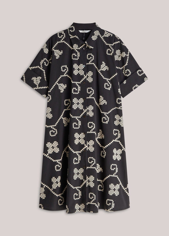 SUMMUM - Cotton Embroidered Dress