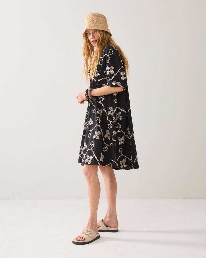 SUMMUM - Cotton Embroidered Dress