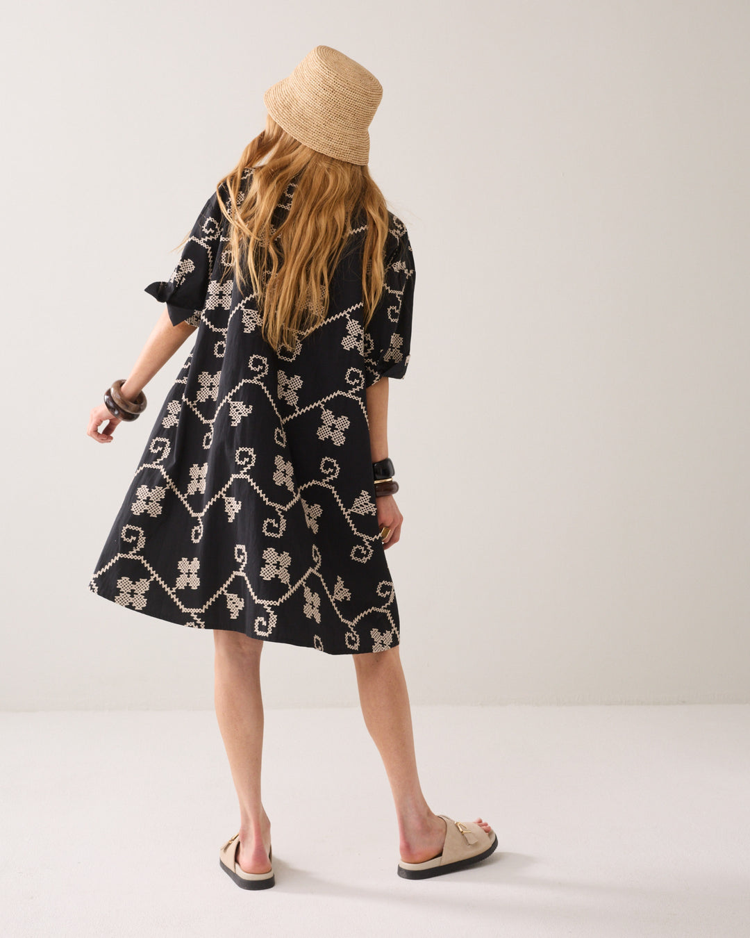 SUMMUM - Cotton Embroidered Dress