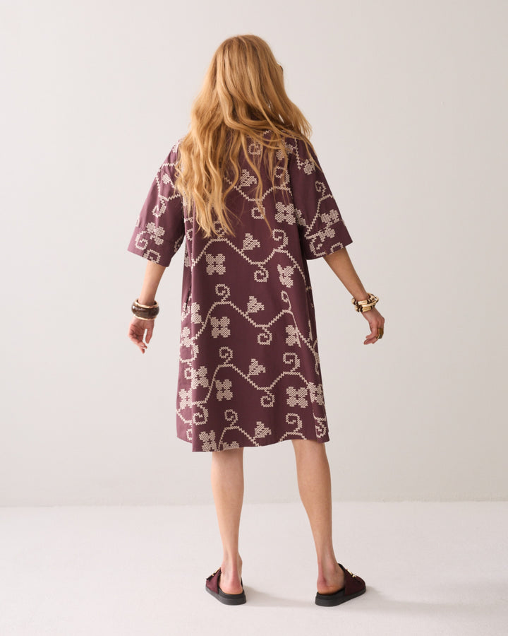 SUMMUM - Cotton Embroidered Dress