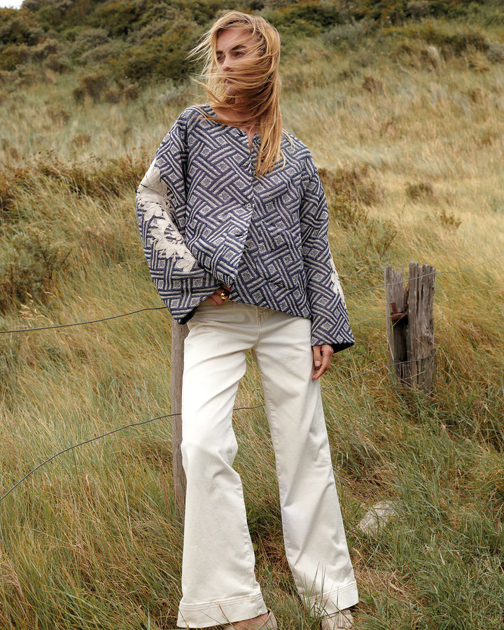 SUMMUM - Flared High-Waisted Pants