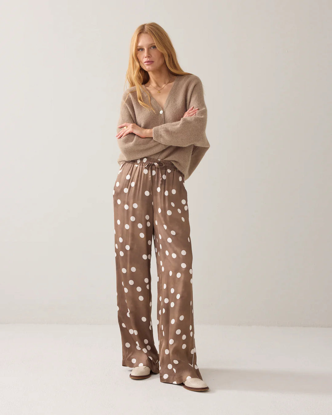 SUMMUM - Irregular Dot Pants