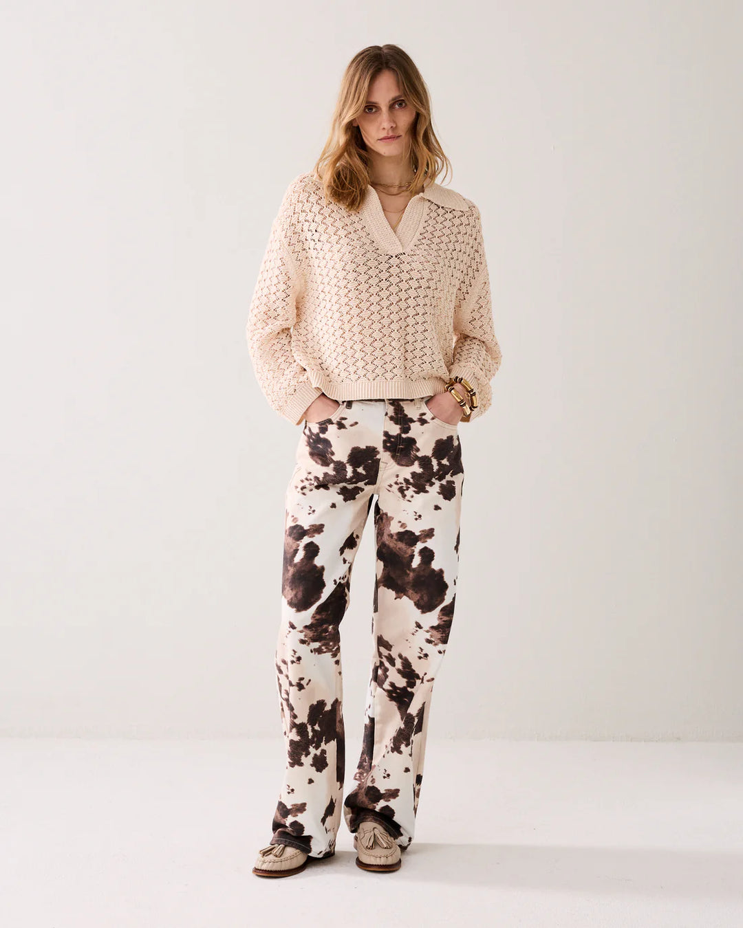 SUMMUM - Knitted Polo Jumper