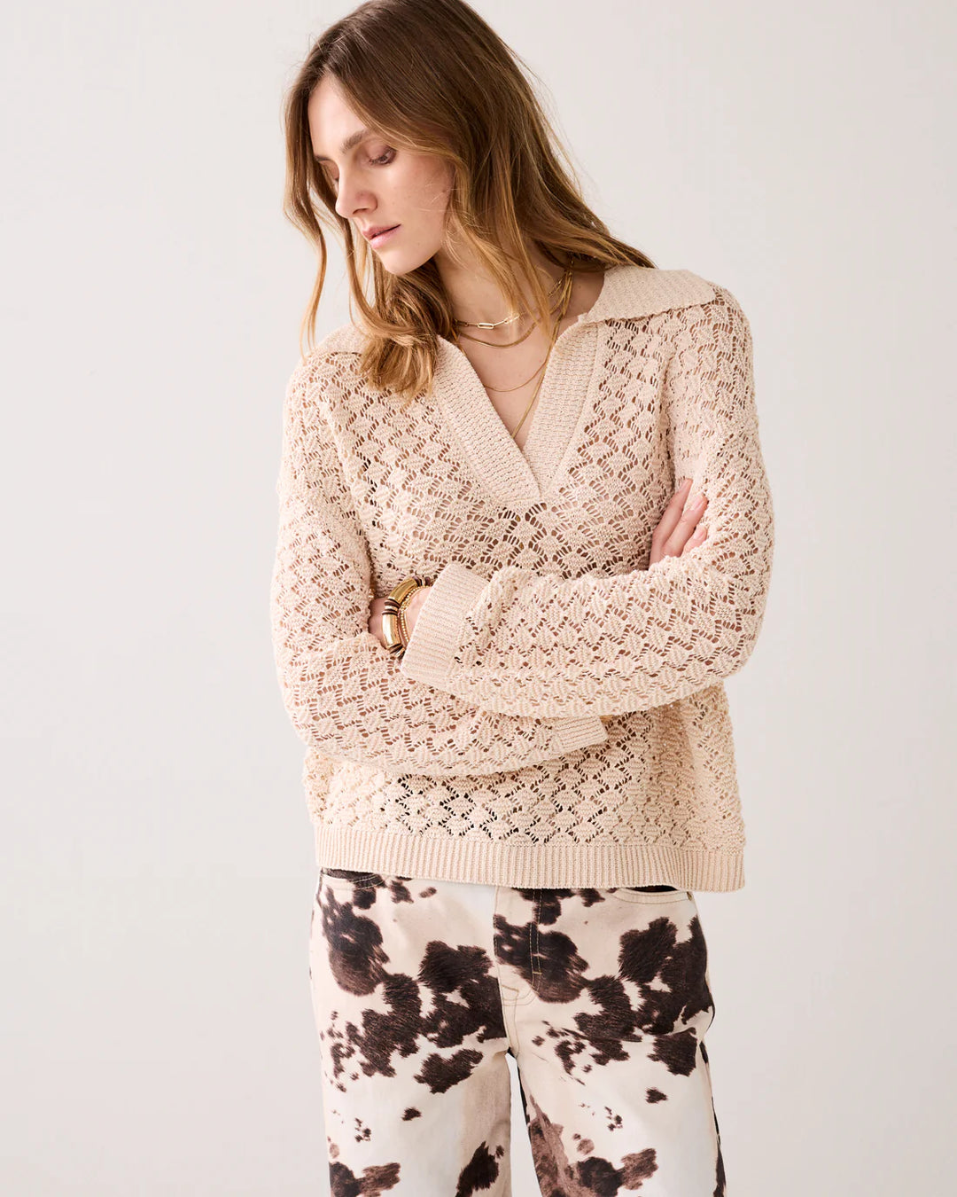 SUMMUM - Knitted Polo Jumper