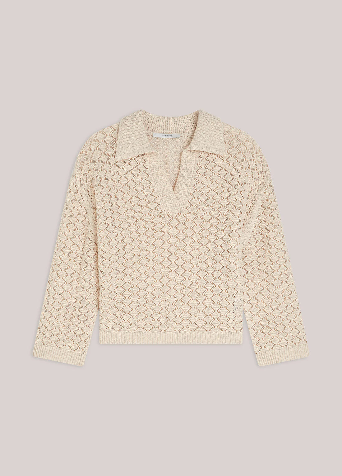 SUMMUM - Knitted Polo Jumper