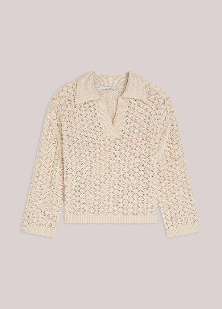SUMMUM - Knitted Polo Jumper