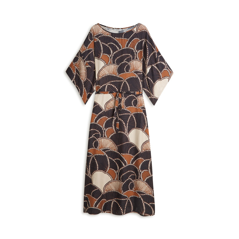 SUMMUM - Midi All over Patterned Dress