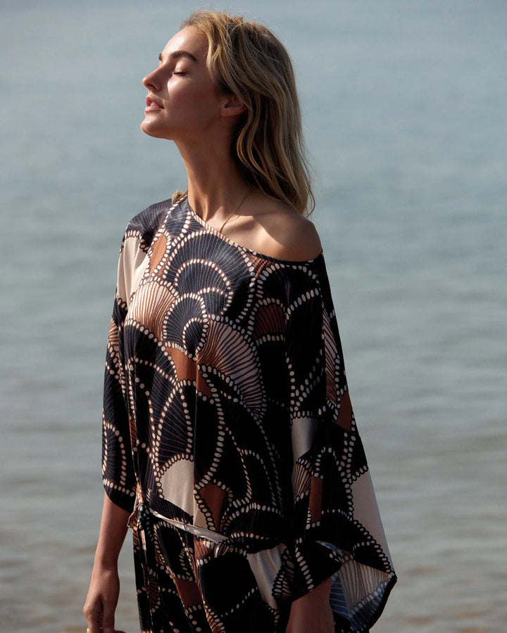 SUMMUM - Midi All over Patterned Dress