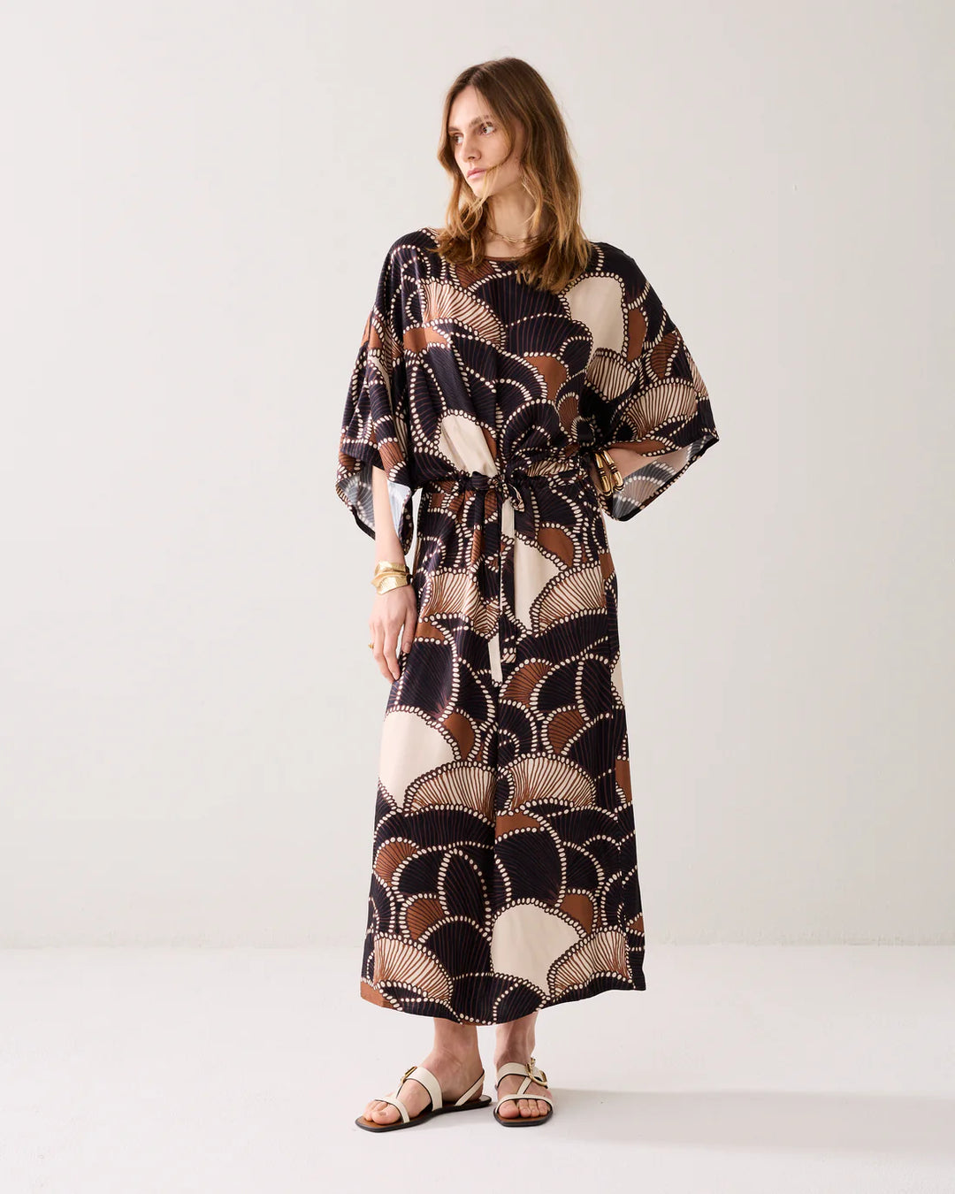 SUMMUM - Midi All over Patterned Dress