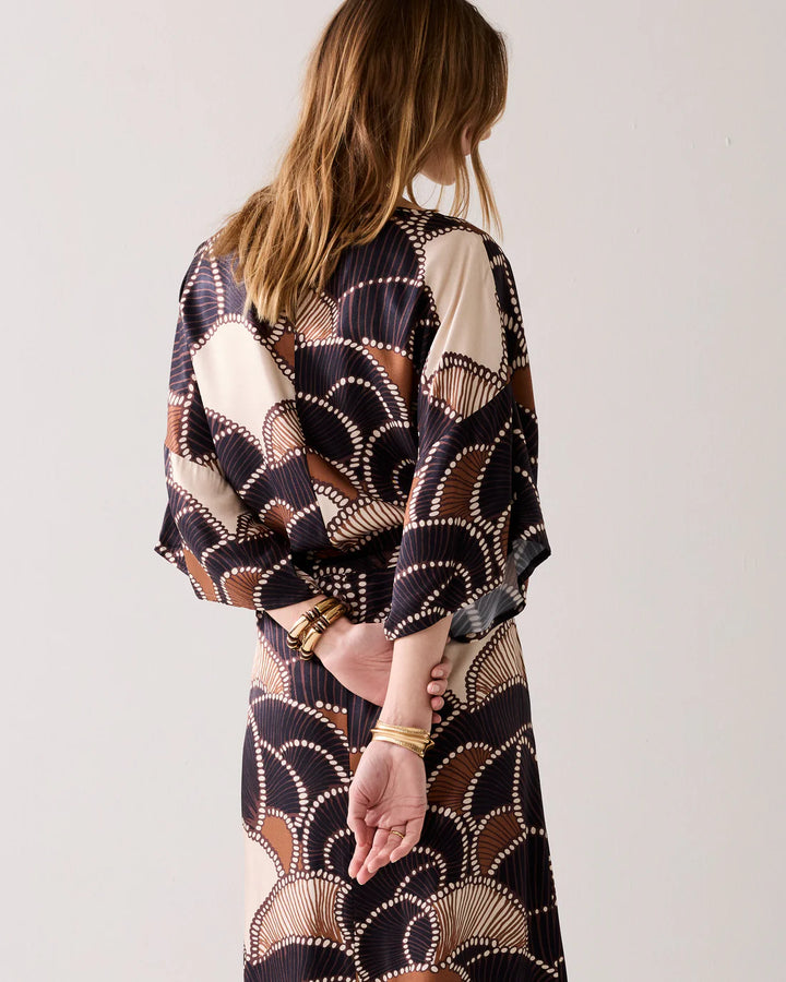 SUMMUM - Midi All over Patterned Dress