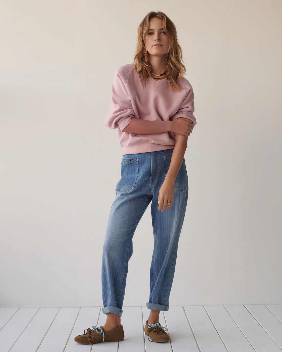 SUMMUM - Tapered Mid-rise Jeans