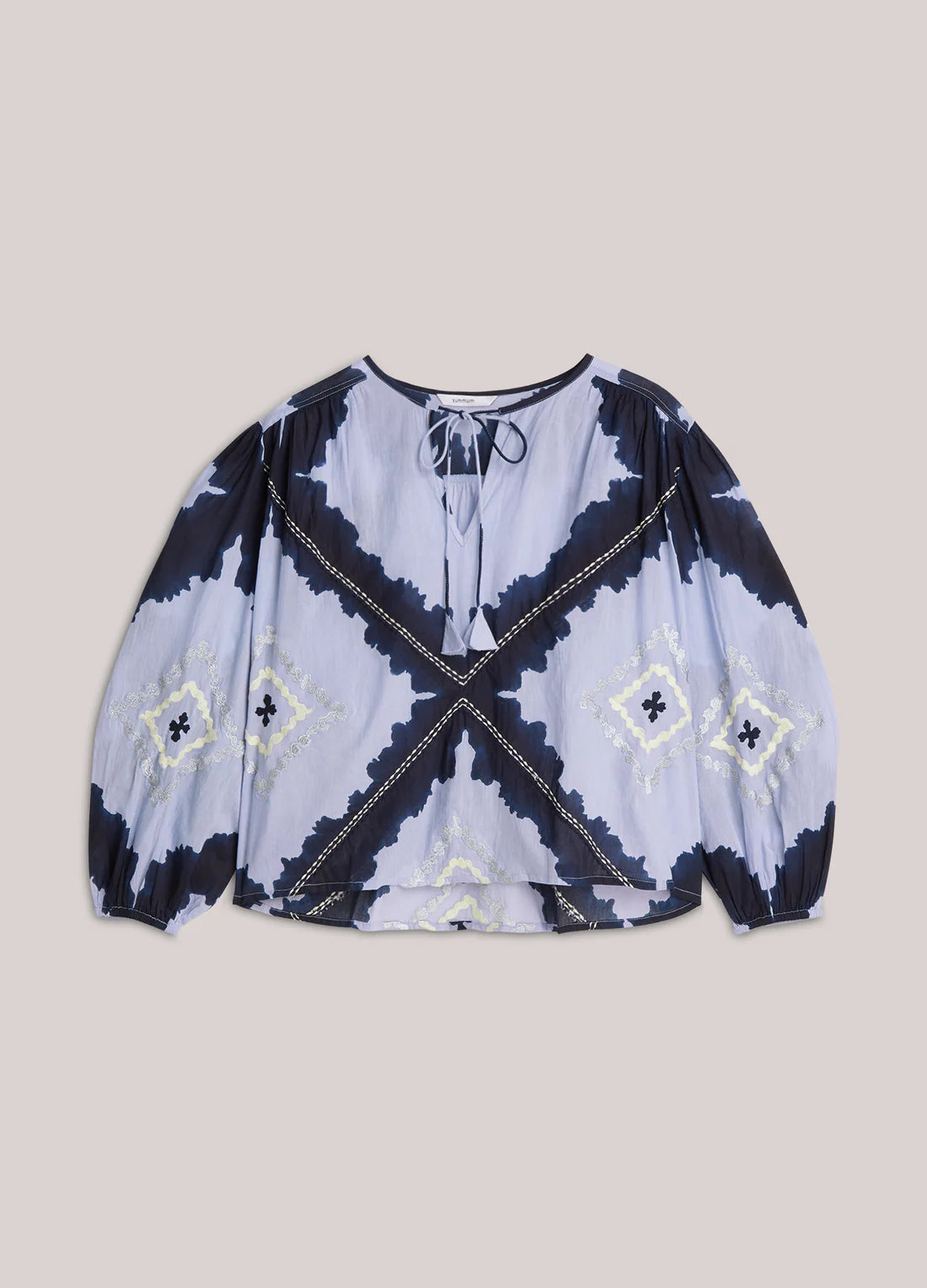 SUMMUM - Tie-dye Cotton Voile Top