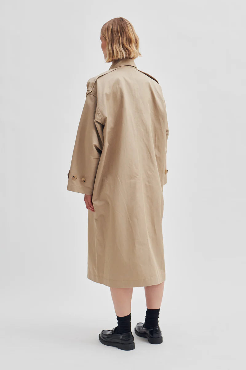 Second female trench coat best sale