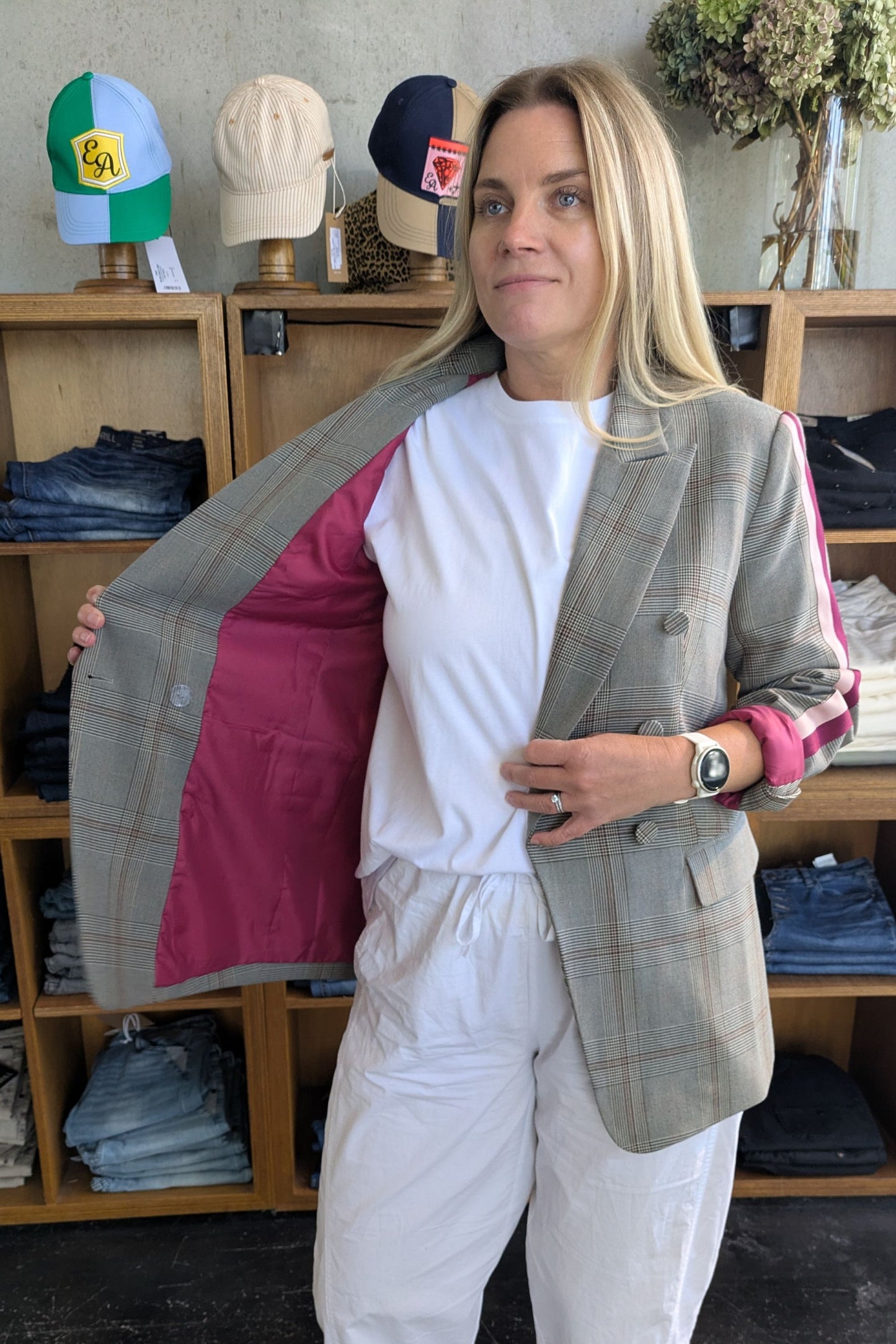 Sophie Moran - Checked Blazer