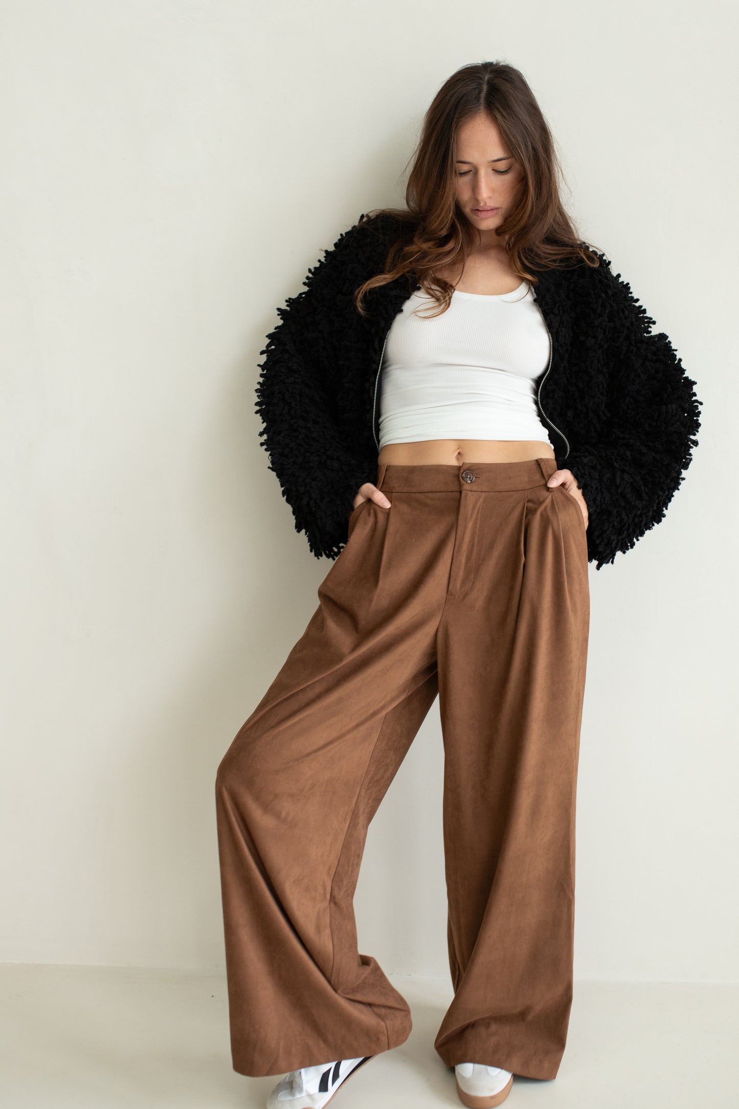 Vaenn - Carnaby Shaggy Crop Coat