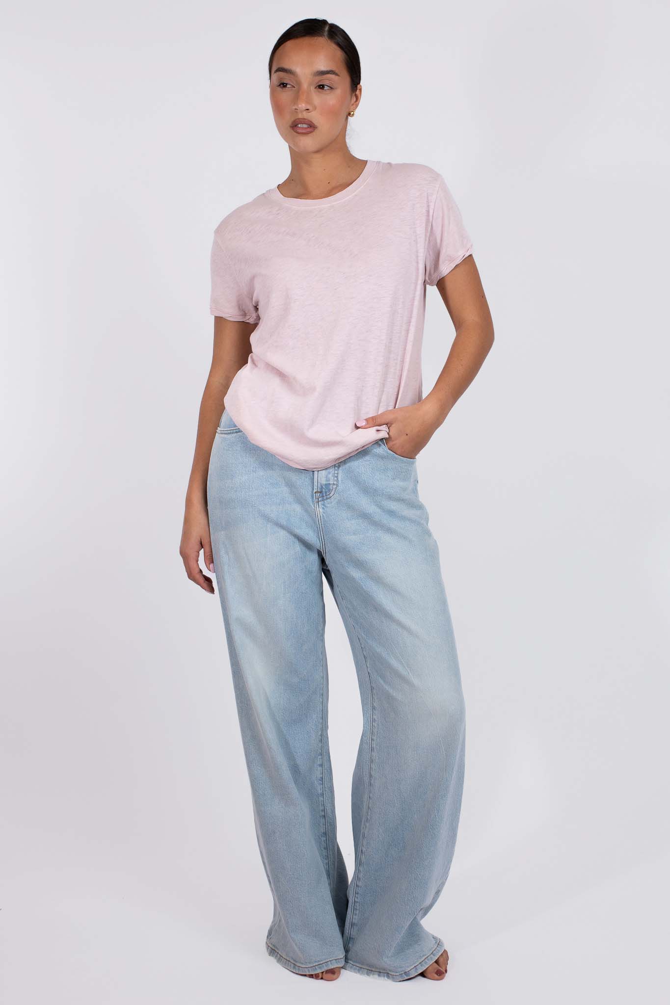 Vaenn - Slub Crew Neck T-Shirt