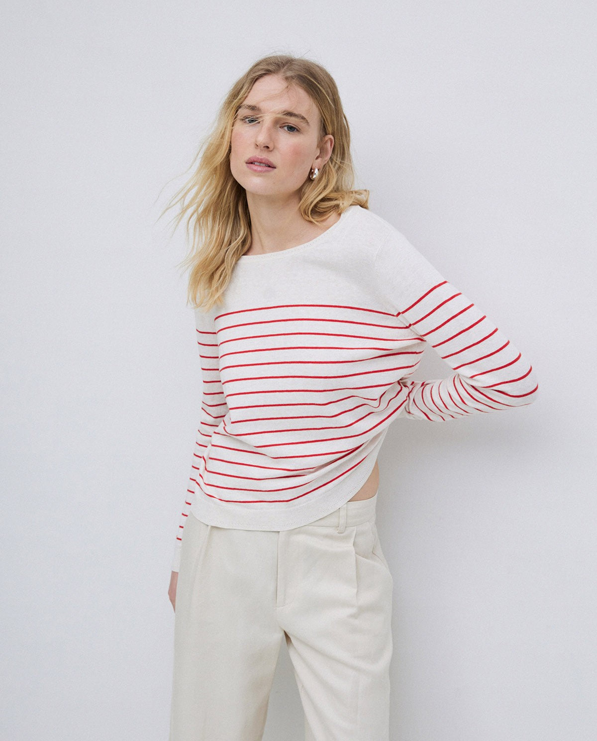 Yerse - Basic Striped Jumper
