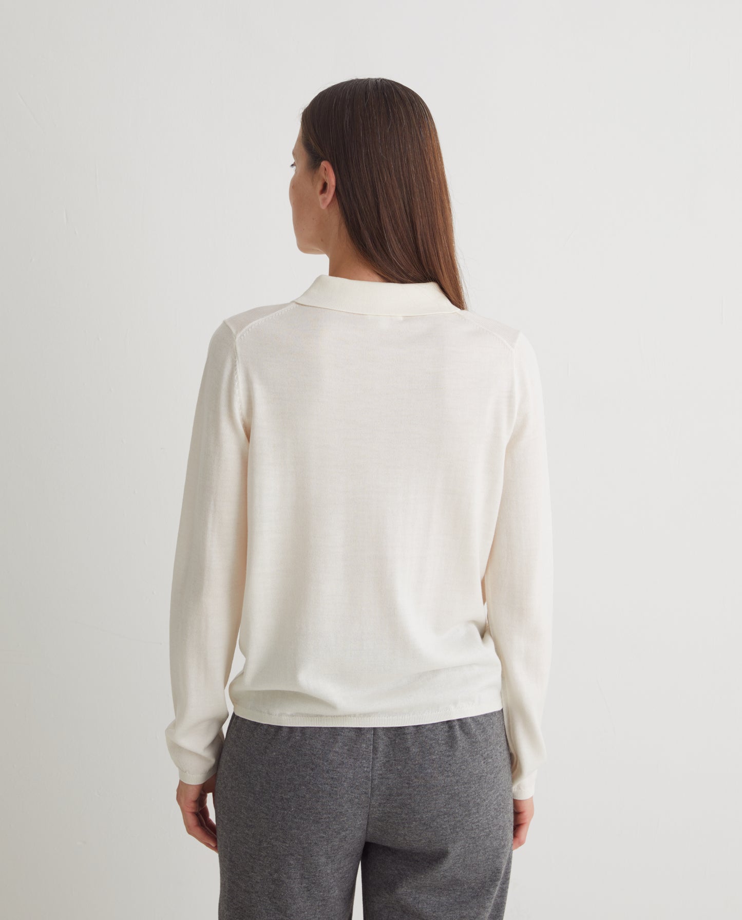 Yerse - Button Down Fine Merino Jumper