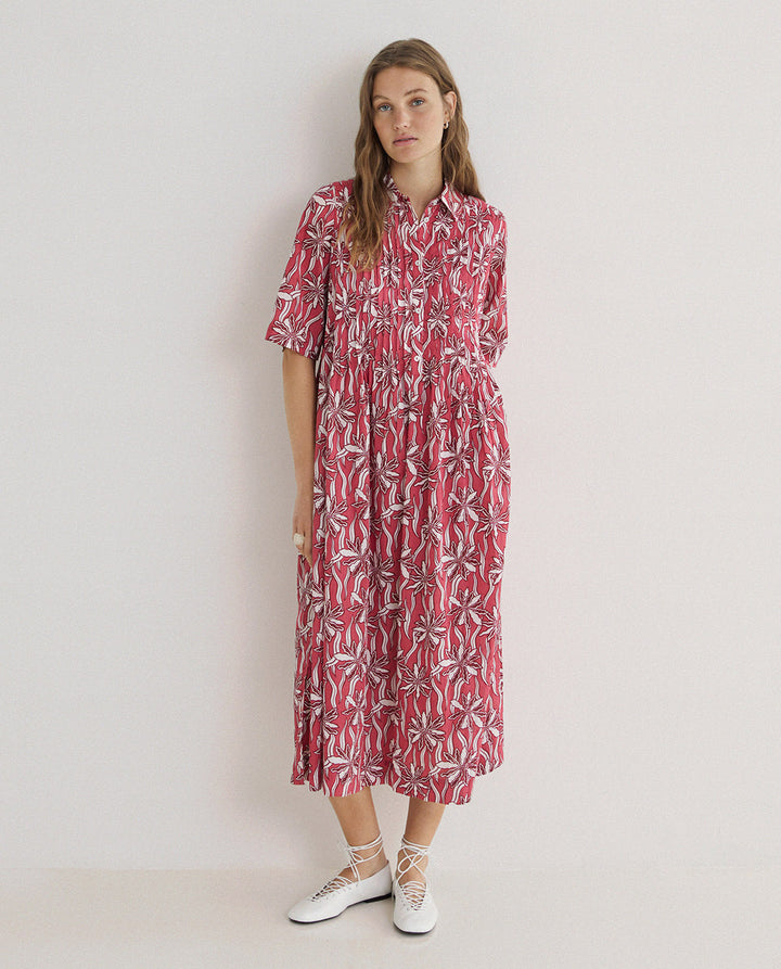 Yerse - Cotton Shirt Dress