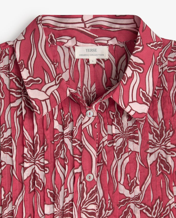 Yerse - Cotton Shirt Dress
