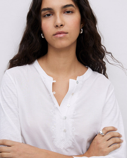 Yerse - Henley 100% Organic Cotton T-Shirt