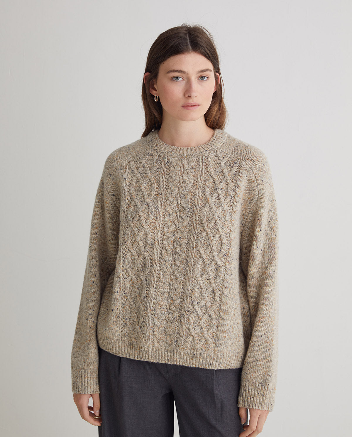 Yerse - Merino Cable Knit Jumper