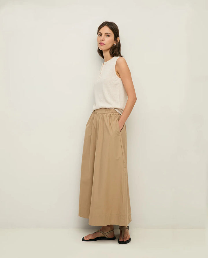Yerse - Midi Poplin Skirt