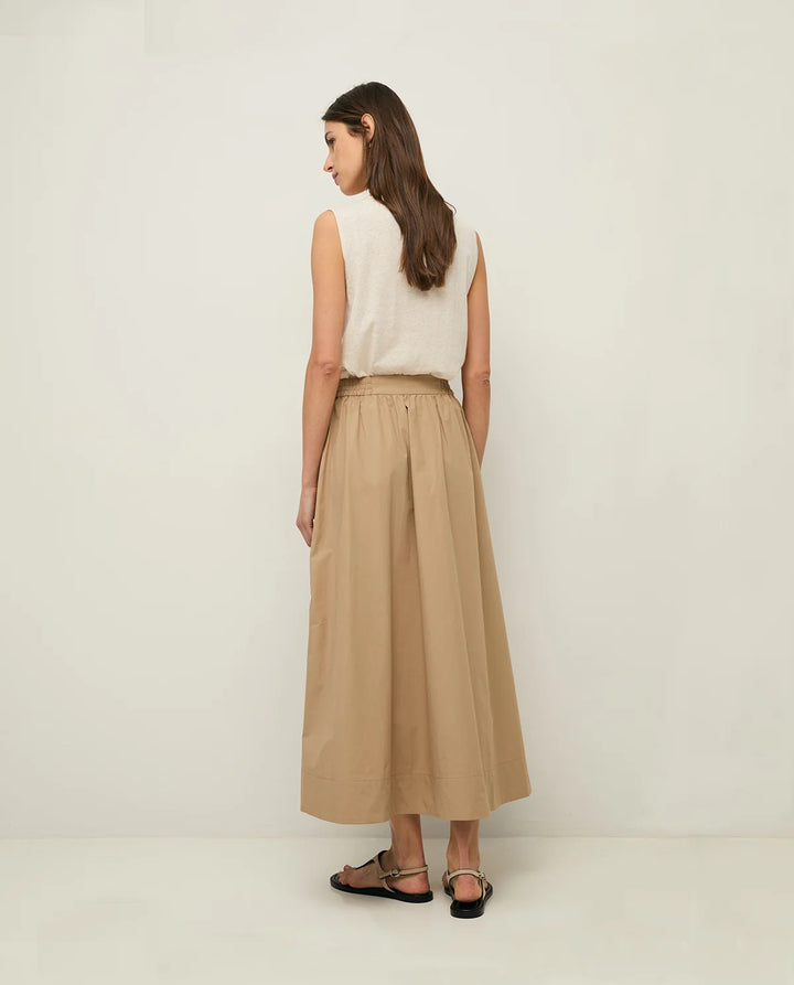 Yerse - Midi Poplin Skirt