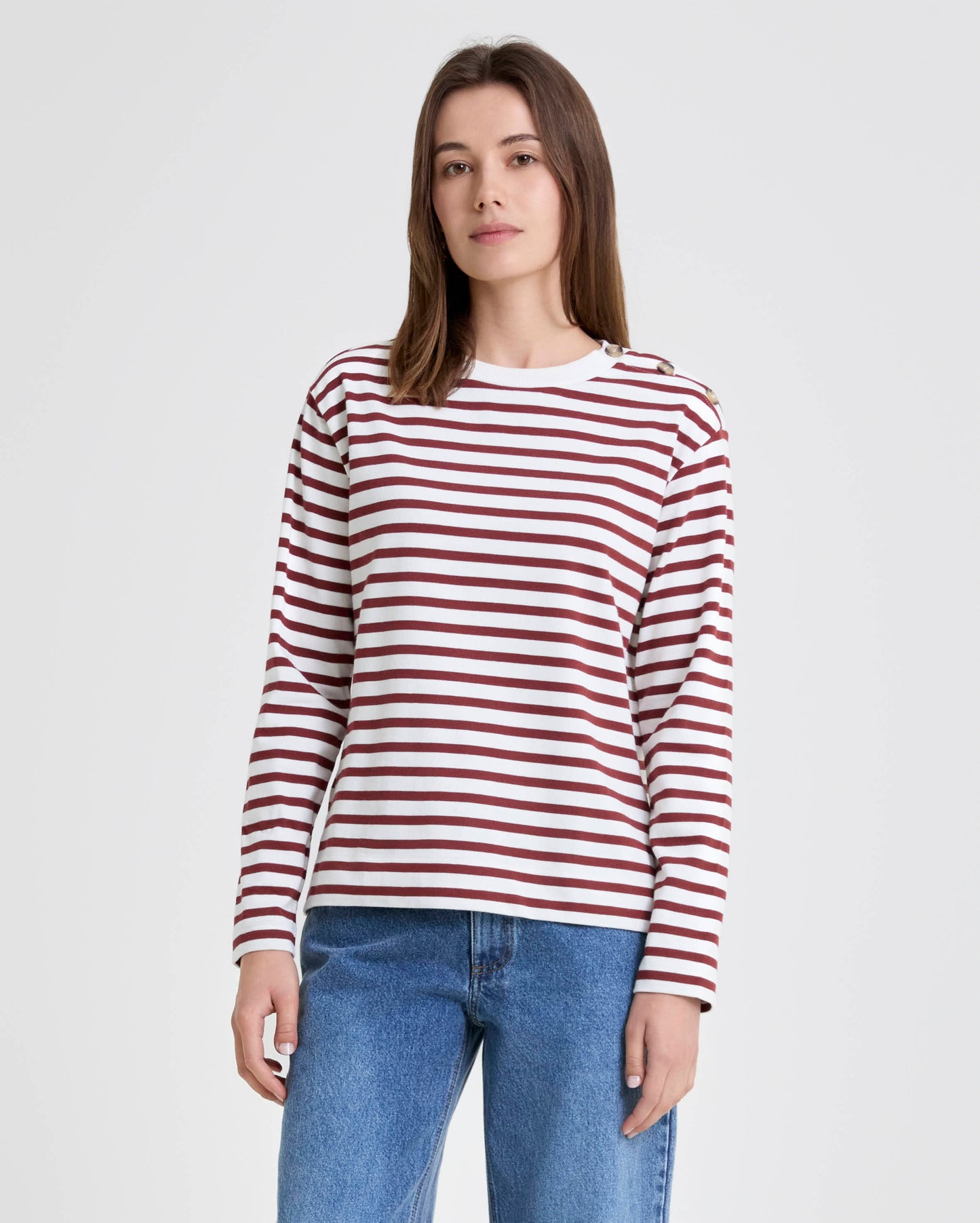 Yerse - Paloma T-shirt with Buttons