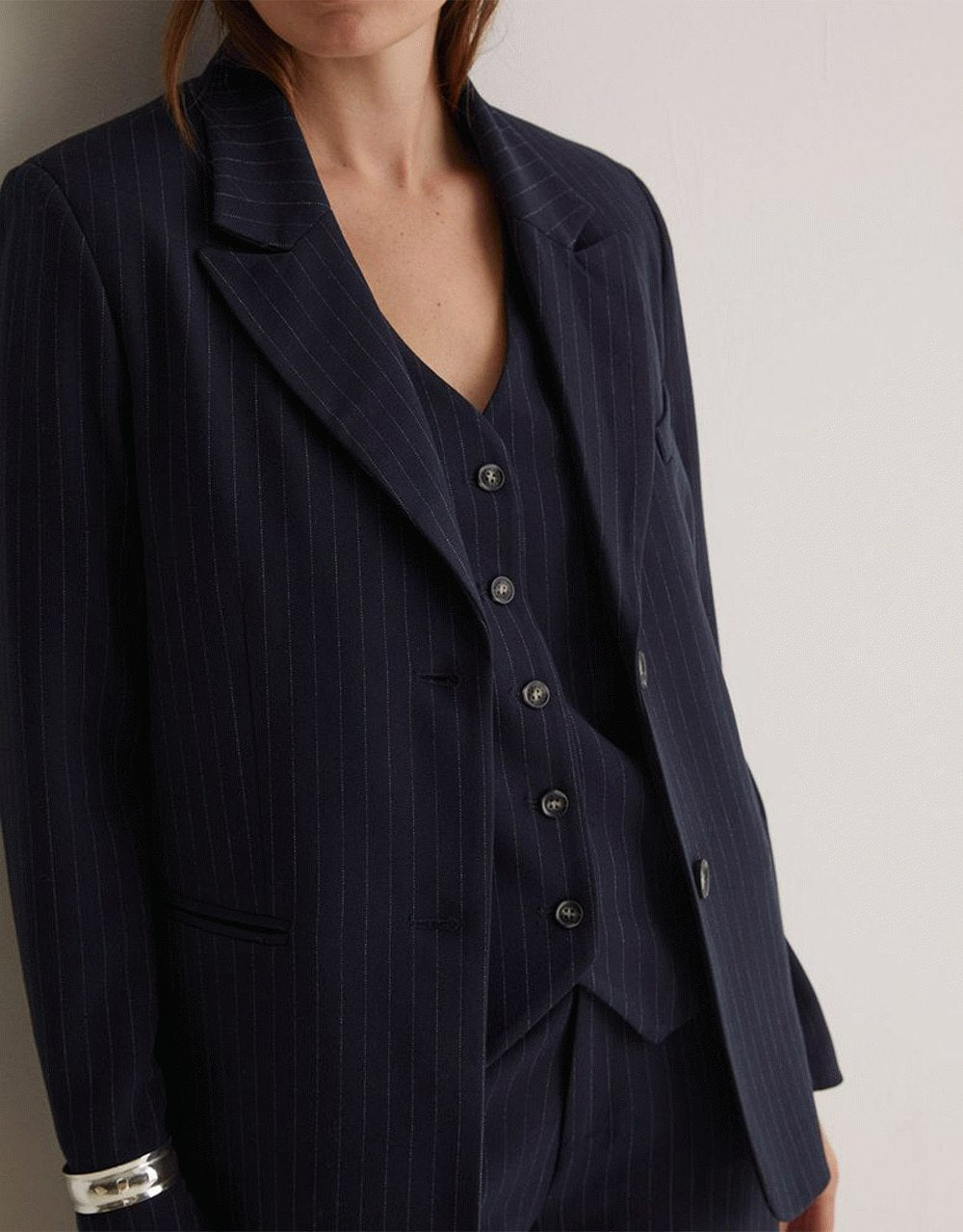 Yerse - Striped Blazer