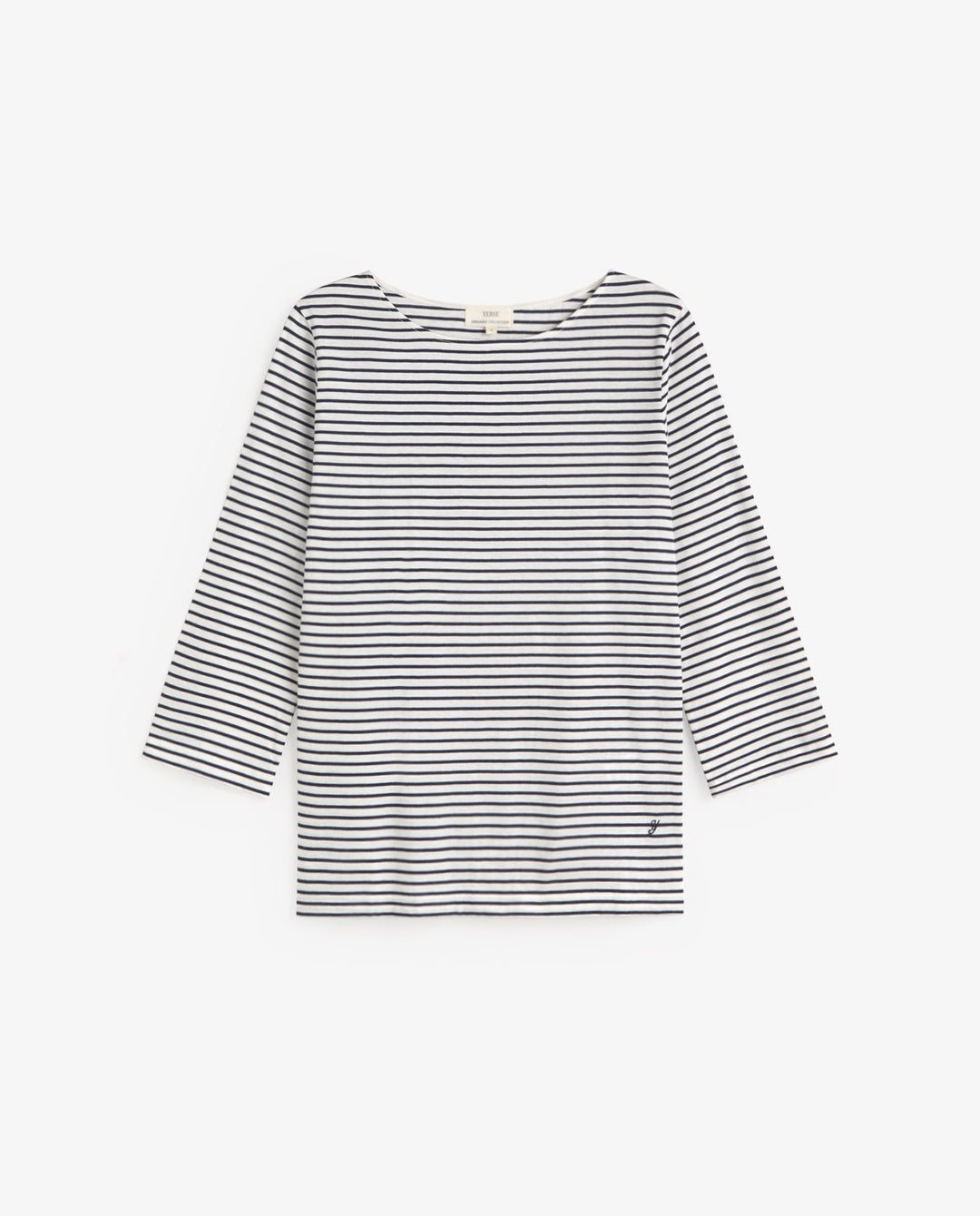 Yerse - Striped Boatneck T-shirt