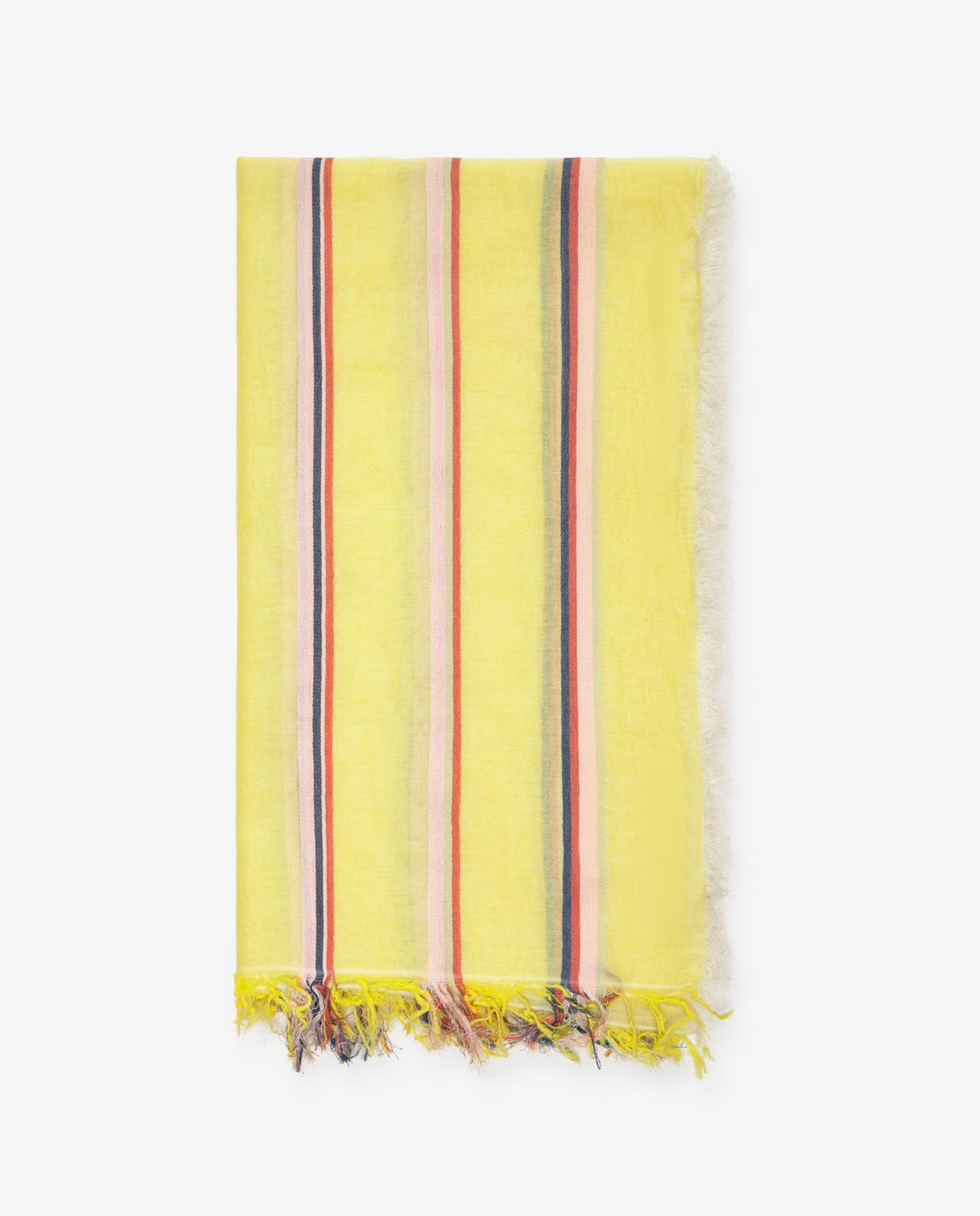 Yerse - Striped Cotton-modal Scarf