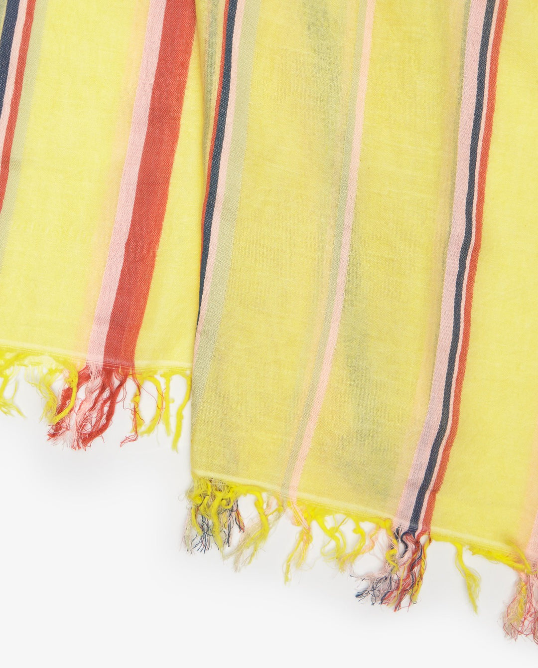 Yerse - Striped Cotton-modal Scarf