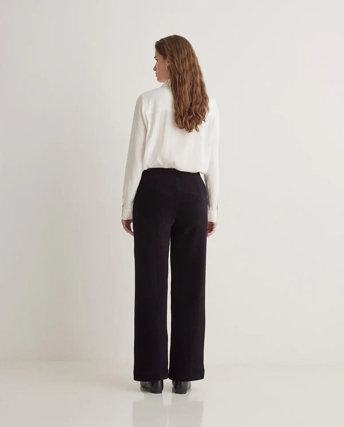 Yerse - Wide Cotton-Blend Corduroy Pants