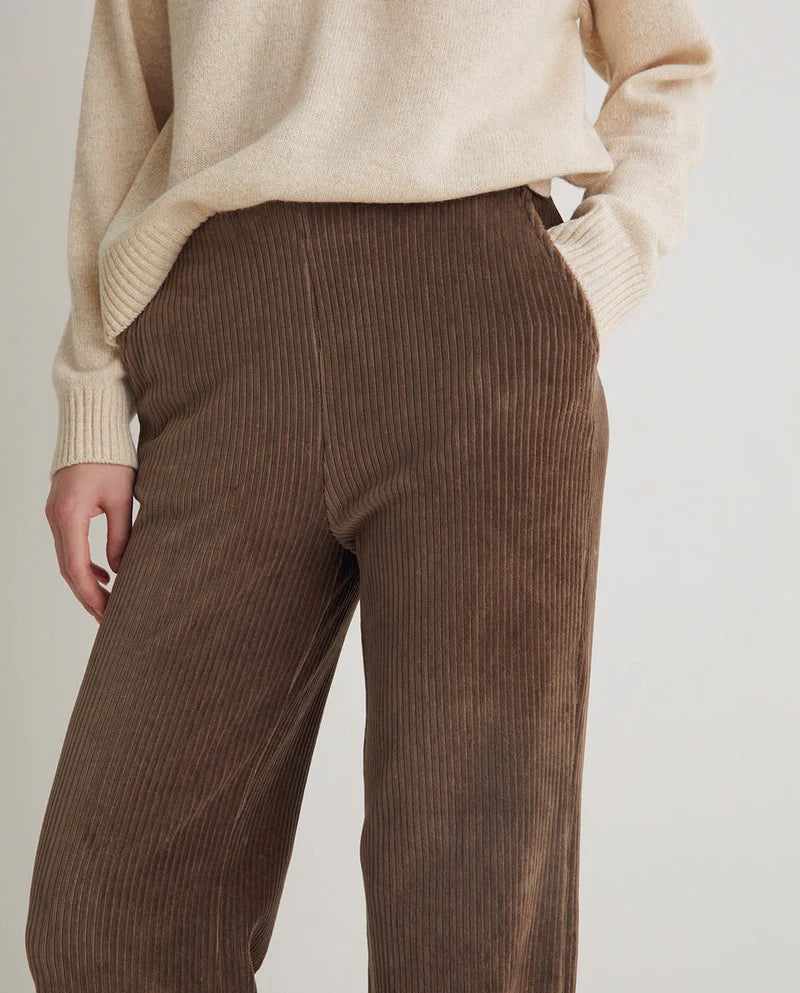 Yerse - Wide Cotton-Blend Corduroy Pants