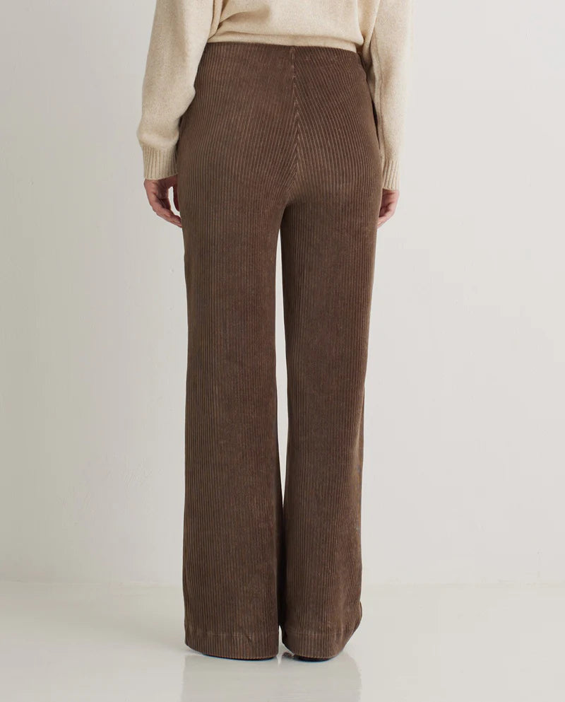 Yerse - Wide Cotton-Blend Corduroy Pants
